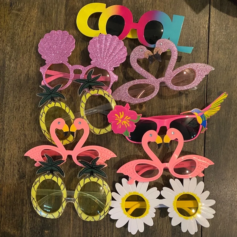 🦩Huge Photo Booth🍹Bundle Tropical Bon voyage! Hawaiian Luau Party Beach Cruise - Picture 5 of 16